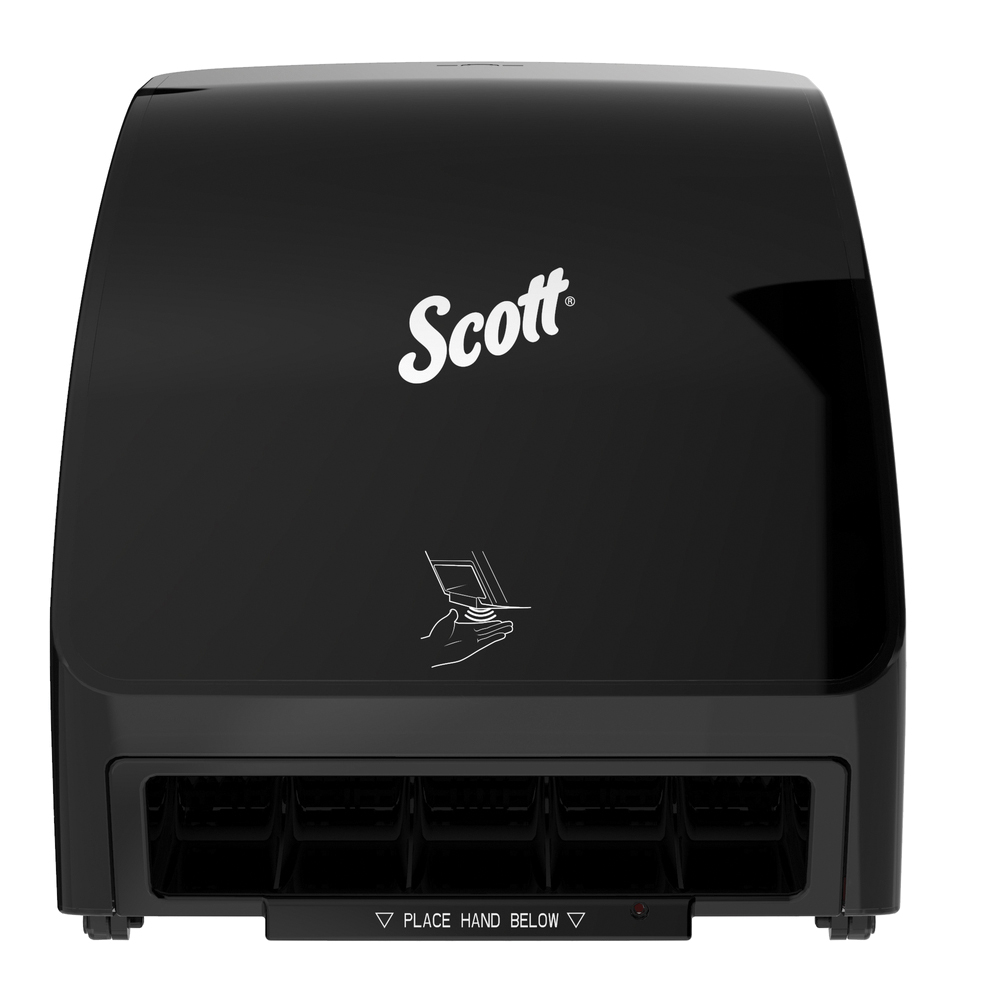 47196 SCOTT SLIMROLL Black DISP1/CS TOUCHLESS ELECTRONIC