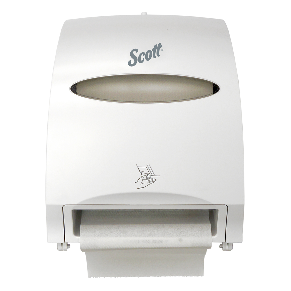 48858 SCOTT TOWEL DISPENSERELECTRONIC WHITE 1/CS S/O