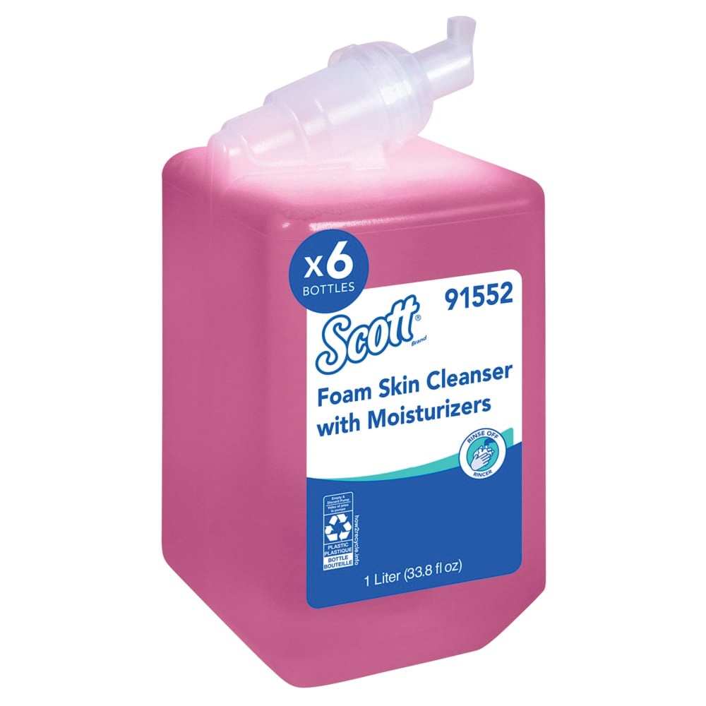 91552 LUXURY FOAM SOAP 6/1L/CSKIMCARE WITH MOIST ALL-IN-1