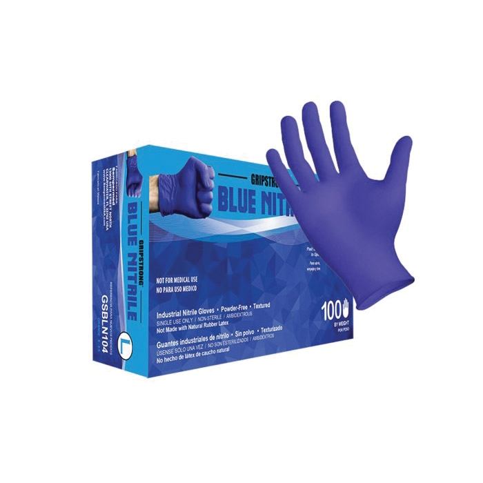 SM PF GRIPSTRONG TEXTURED NITRILE GLOVE  1000/CS