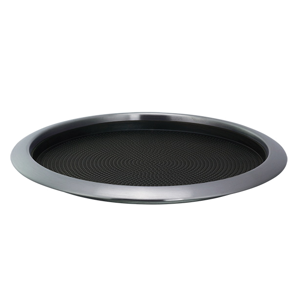 TR1412RI TRAY 14" BRUSHED SSW/SILICONE INSERT - EA