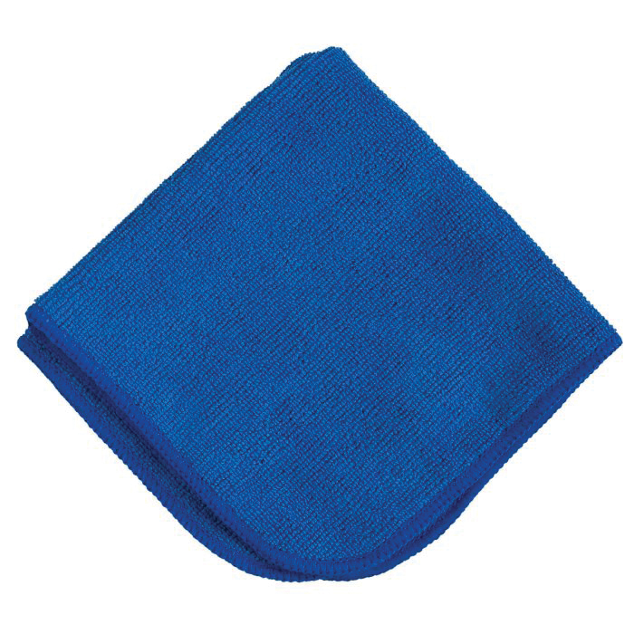 16x16 Blue Microfiber Cloth DZ  VALMFLT16BLU
