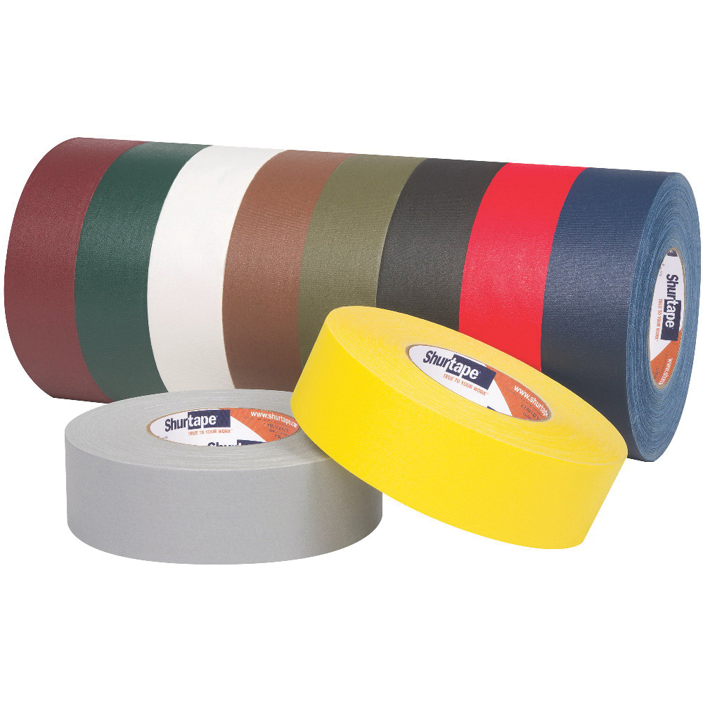 2"X55YDS Black GAFFERS TAPE 24 P628 CLOTH