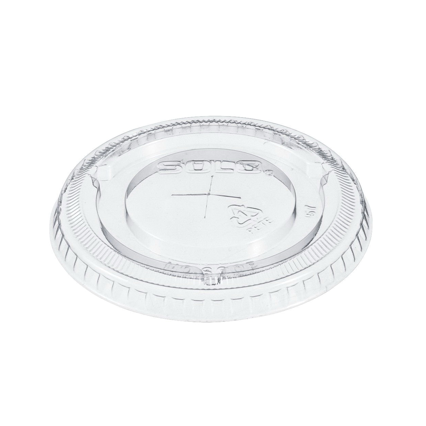 600TS 9/10oz Clear SLOT LID 2500