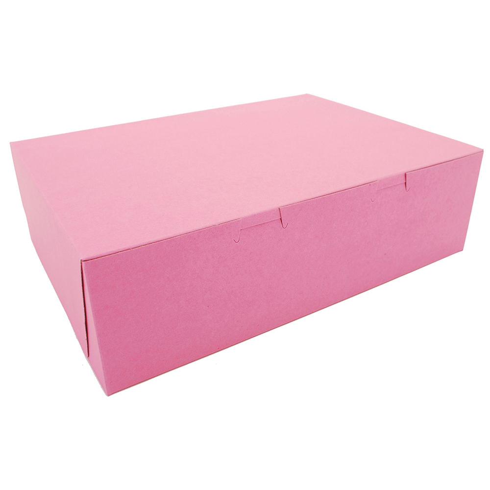 14X10X4 PINK BAKERY BOX 100/BD