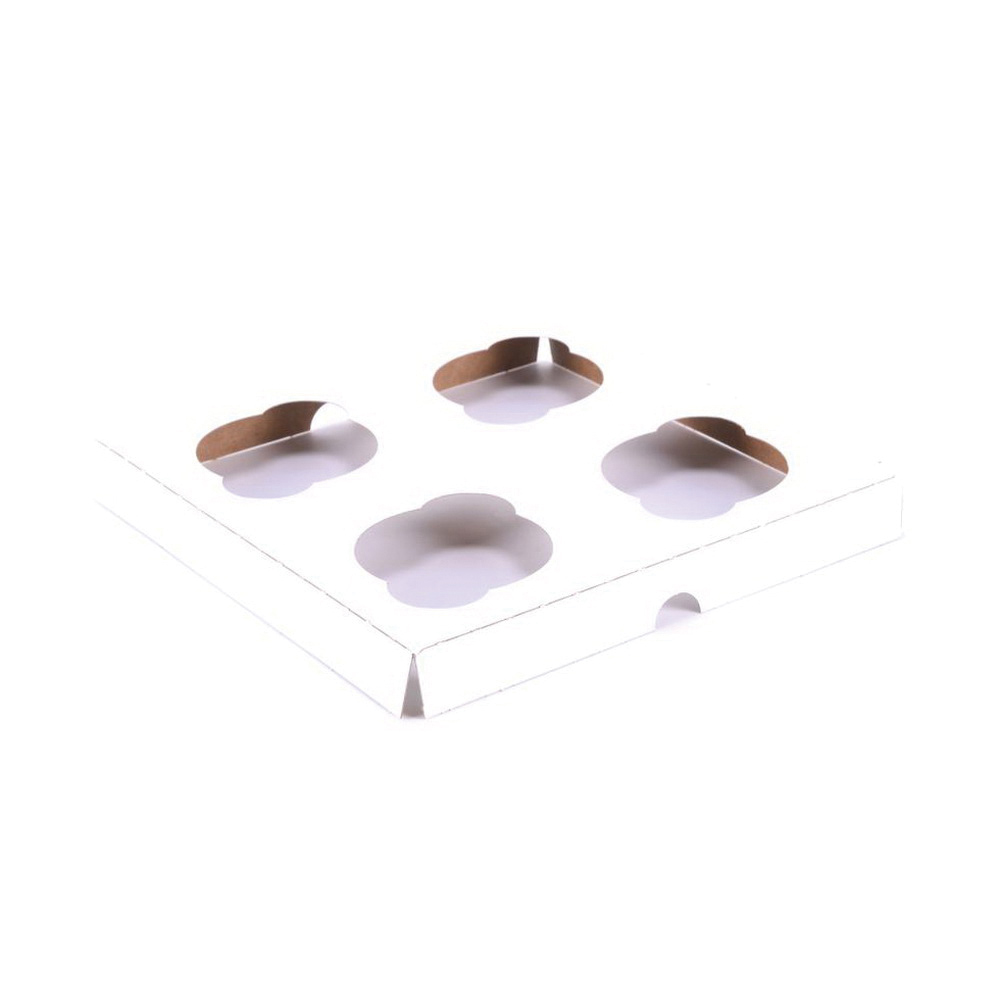 FOUR CUPCAKE INSERT 200/CS10007 7-7/8X7-7/8X7/8