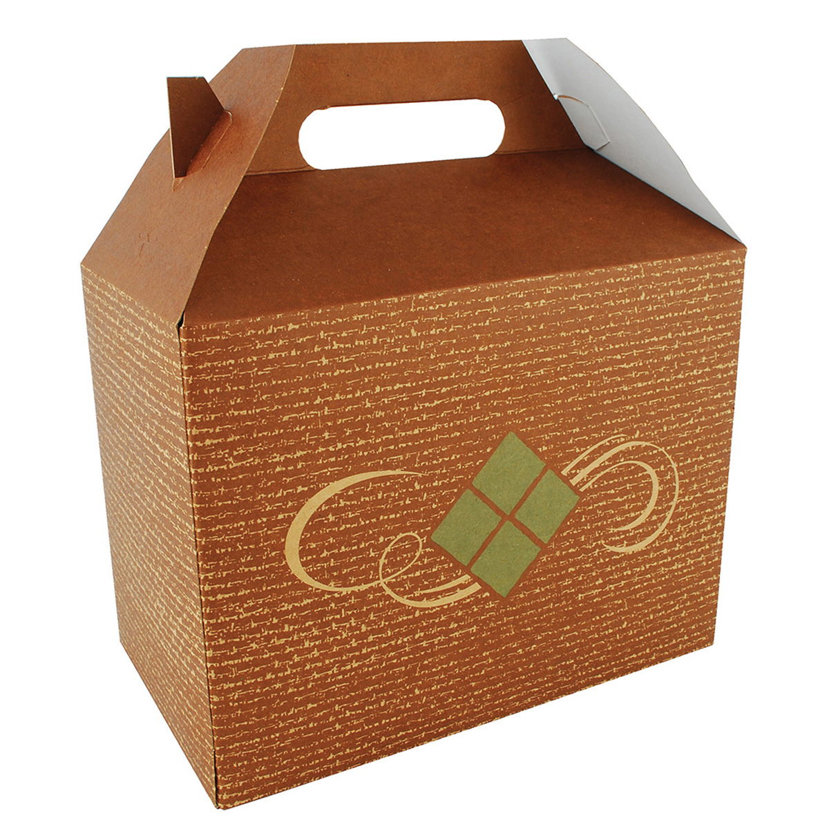 16X16X6 BAKERY BOX 50/BDL1597 CLAYCOAT LC
