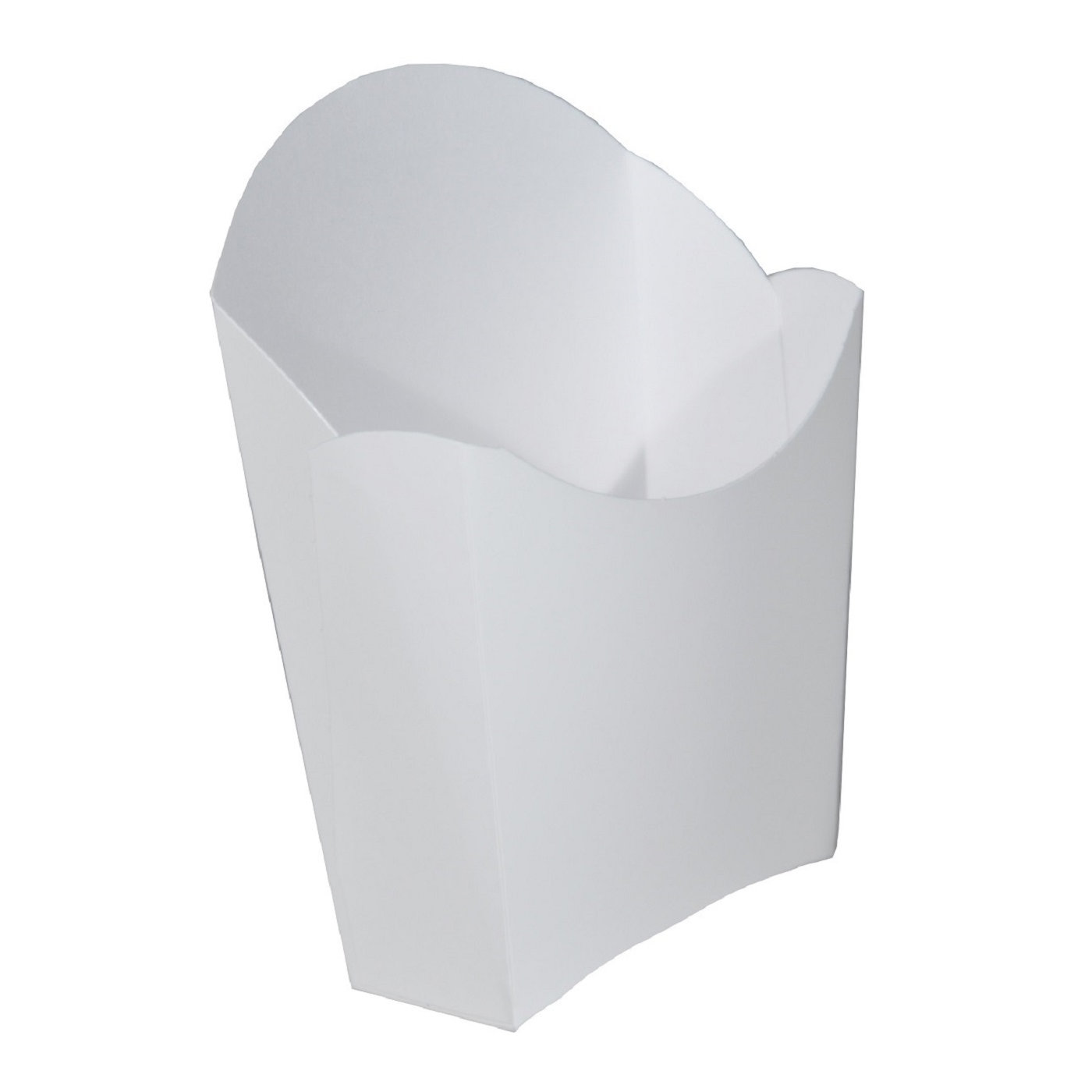 0706 Large White Fry Scoop Container 1M/CS