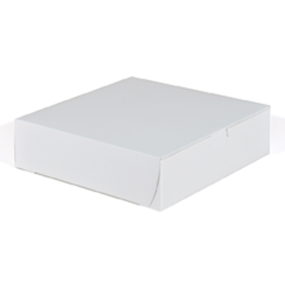9X9X2.5 WHT BAKERY BOX 250/BDL WHITE NO WINDOW 0953