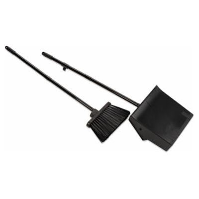 36141503 LOBBY DUST PAN COMBO BLACK PAN W/ 30" BROOM