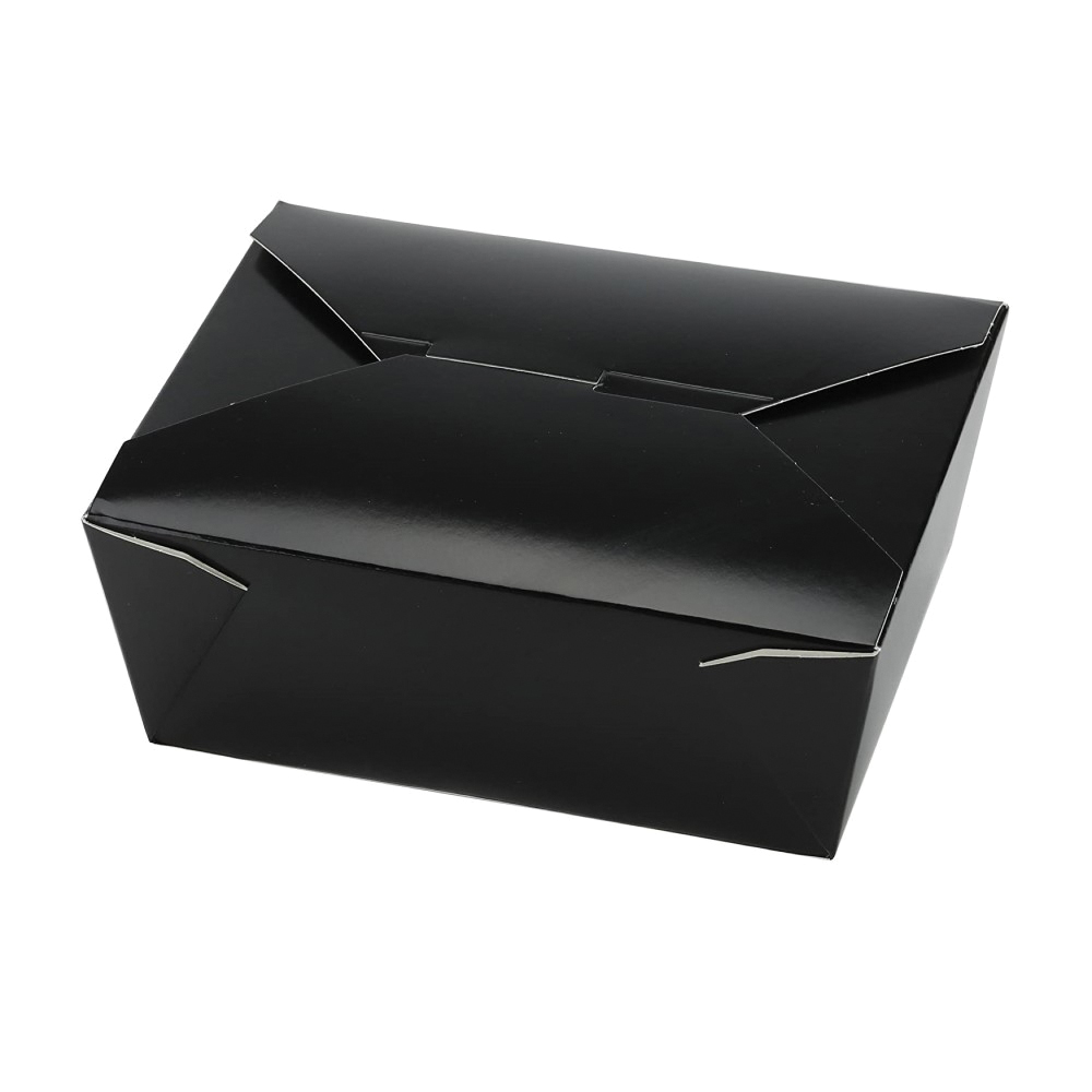 8LB BLACK TAKEOUT BX 300/CS100870 ECO-BOX
