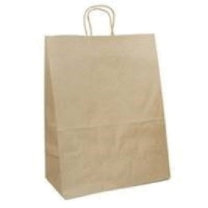 Kraft Shopping Bag 13X7X17 250/CS