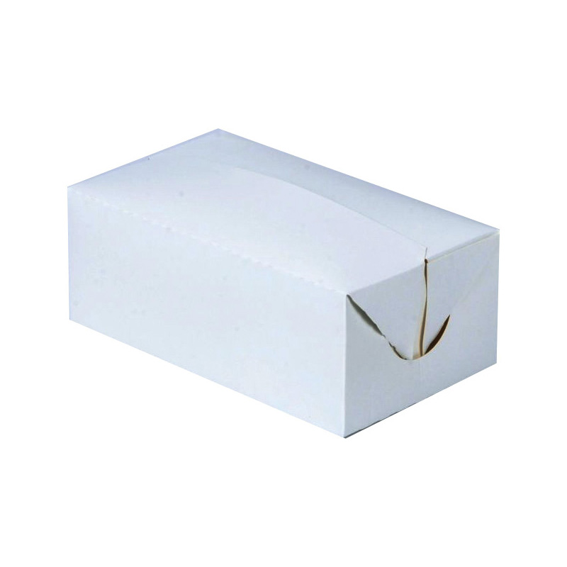 3812 SM FAST TOP CHICKEN BOX 7X4.25X2.75 250/CS WHITE