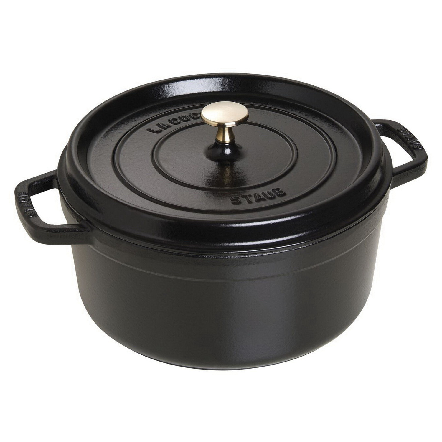 CAST IRON 5.5QT DUTCHOVEN BLACK MATTE - EA -