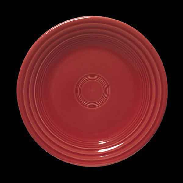 HL465326 CHINA PLATE 9" HOMER FIESTA SCARLET DZ S/O