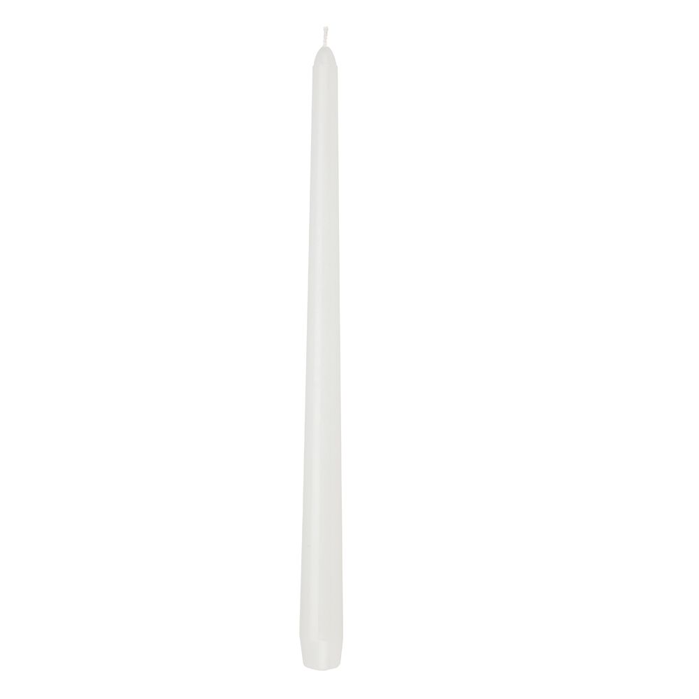 40152 12" TAPER CANDLES WHITE***SEE NEW # WHEN PRODUCT OUT