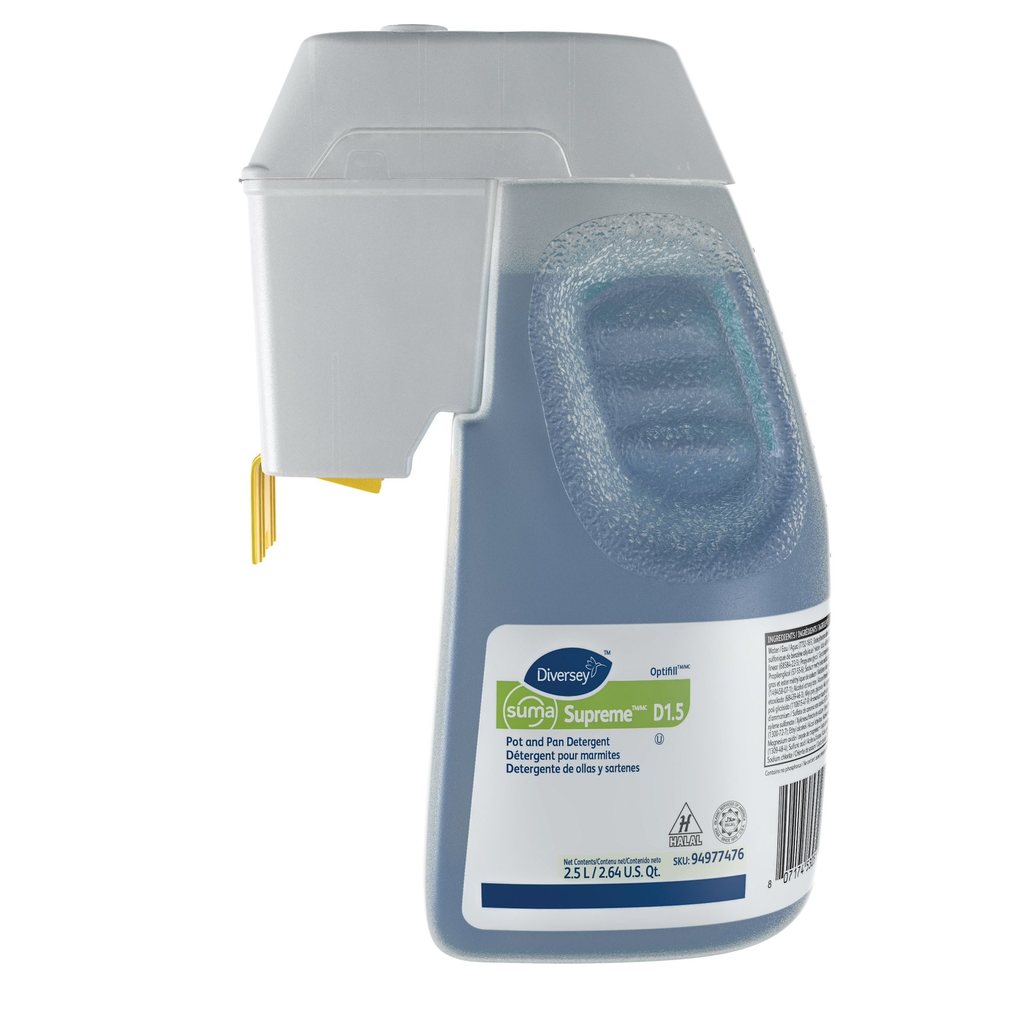 94977476 OPTIFILL DETERGENT1/2.5L SUMA POT&PAN