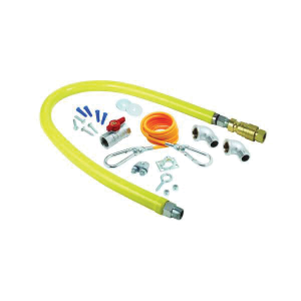 HG-4D-48SK GAS CONNECTOR KIT 3/4" CONNECTION 48" HOSE S/S