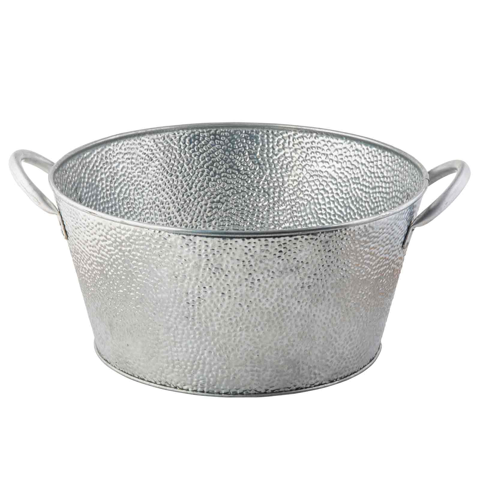 GT2313 GALVANIZED BEVERAGE TUB 4-2/5GAL PEBBLED TEXTURE - EA