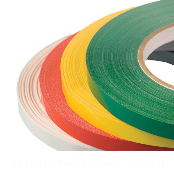WHITE BAG SEALING TAPE #38-180 3/8"X180YD 12RLS/PK
