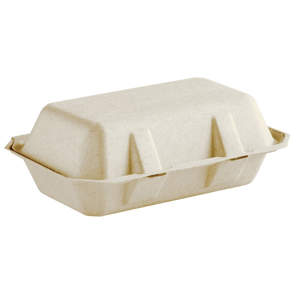 433466 9X6 CLAMSHELL CONTAINER 4/50/CS NATURAL