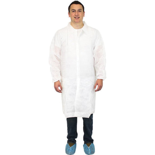 DLWH-2X WHT LAB COAT 30EA/CSC5014 30EA/CS