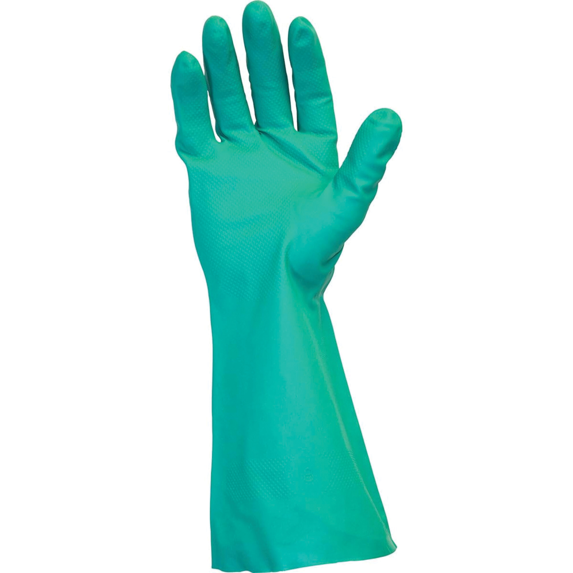 EXTRA LARGE GREEN 11MIL UNLINED NITRILE GLOVE  12DZ PAIR/CS  **