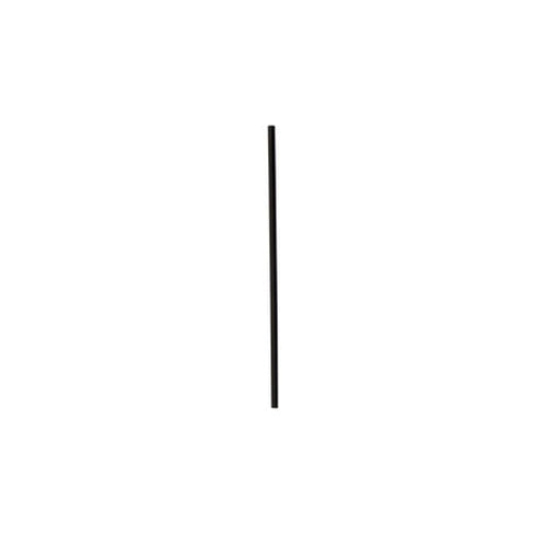 7.75" JUMBO BLK STRAW 10/500/S UNWRAPPED SJ105UWB  C1525