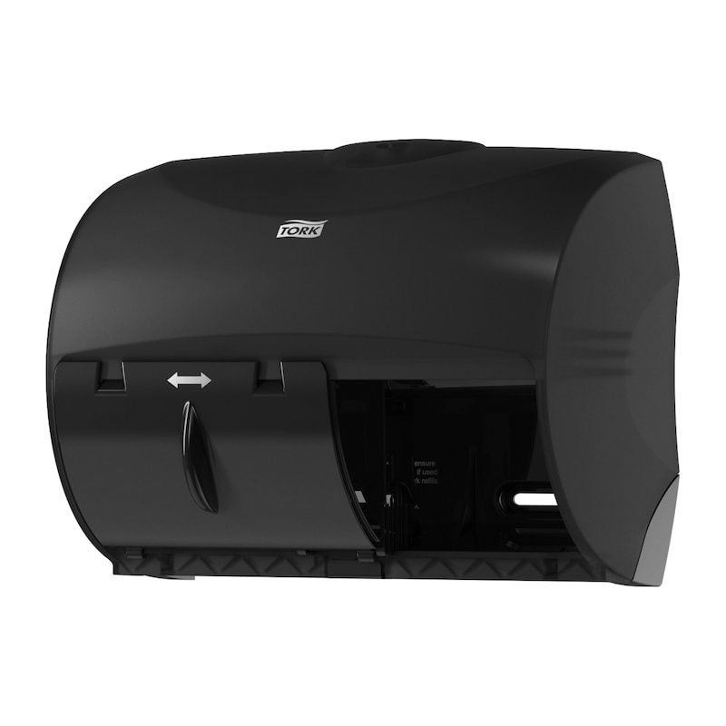Tork Opticore Twin Toilet Paper Dispneser Black