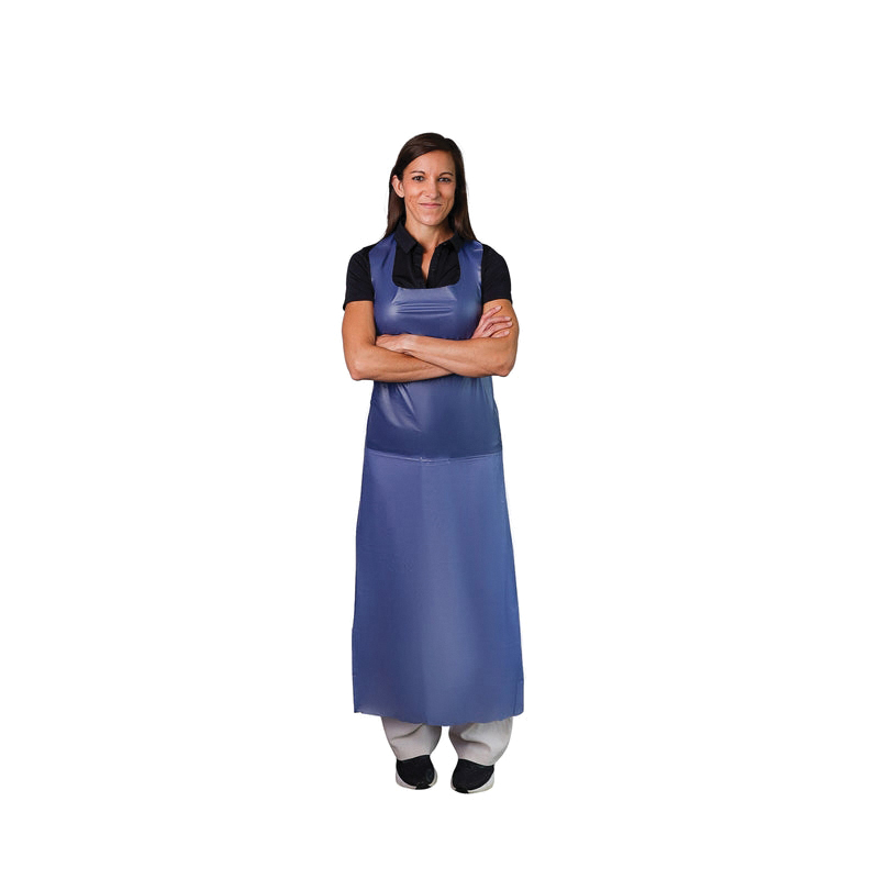 APRON/BLUE 35X45 VINYL 6DZ/CS