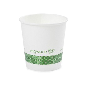 4oz White Hot Cup PLA lined 1M/cs