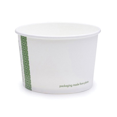 8oz Compostable Paper Food Container 1m/cs