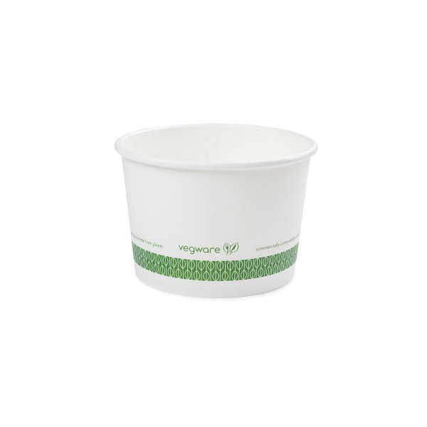 16oz Compostable Paper Food Container 500/CS