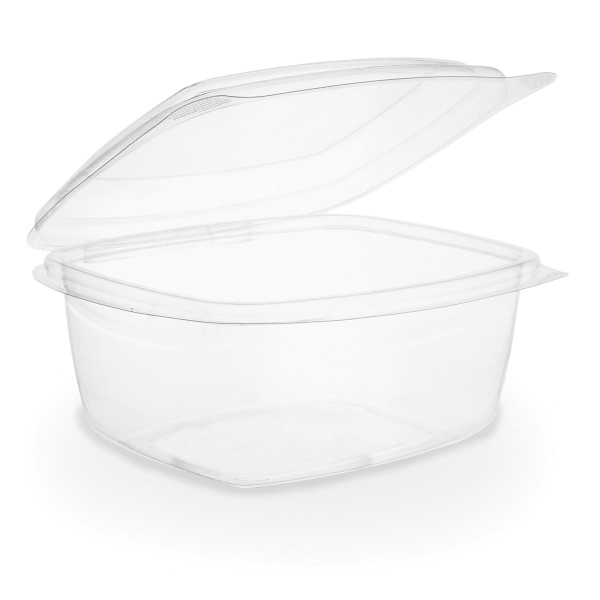 16oz PLA hinged deli container 300/cs