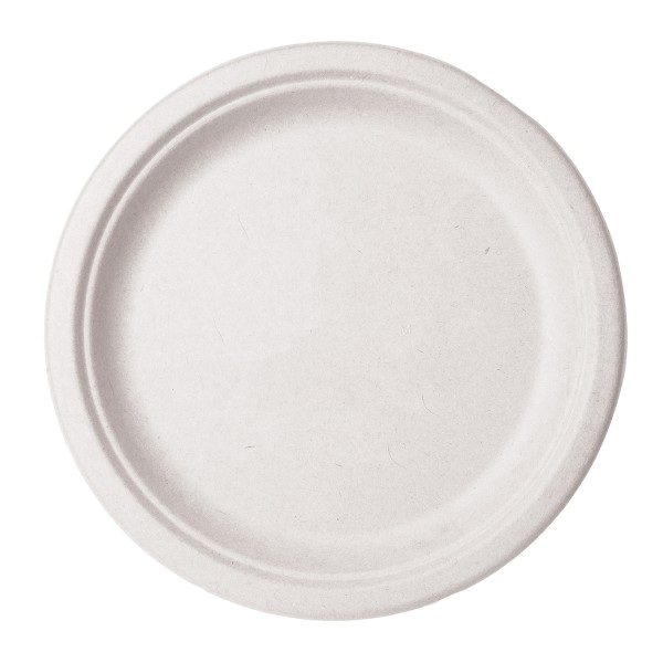 WH-10 10" ROUND PLATE 500/CS PFAS FREE WHITE FIBER