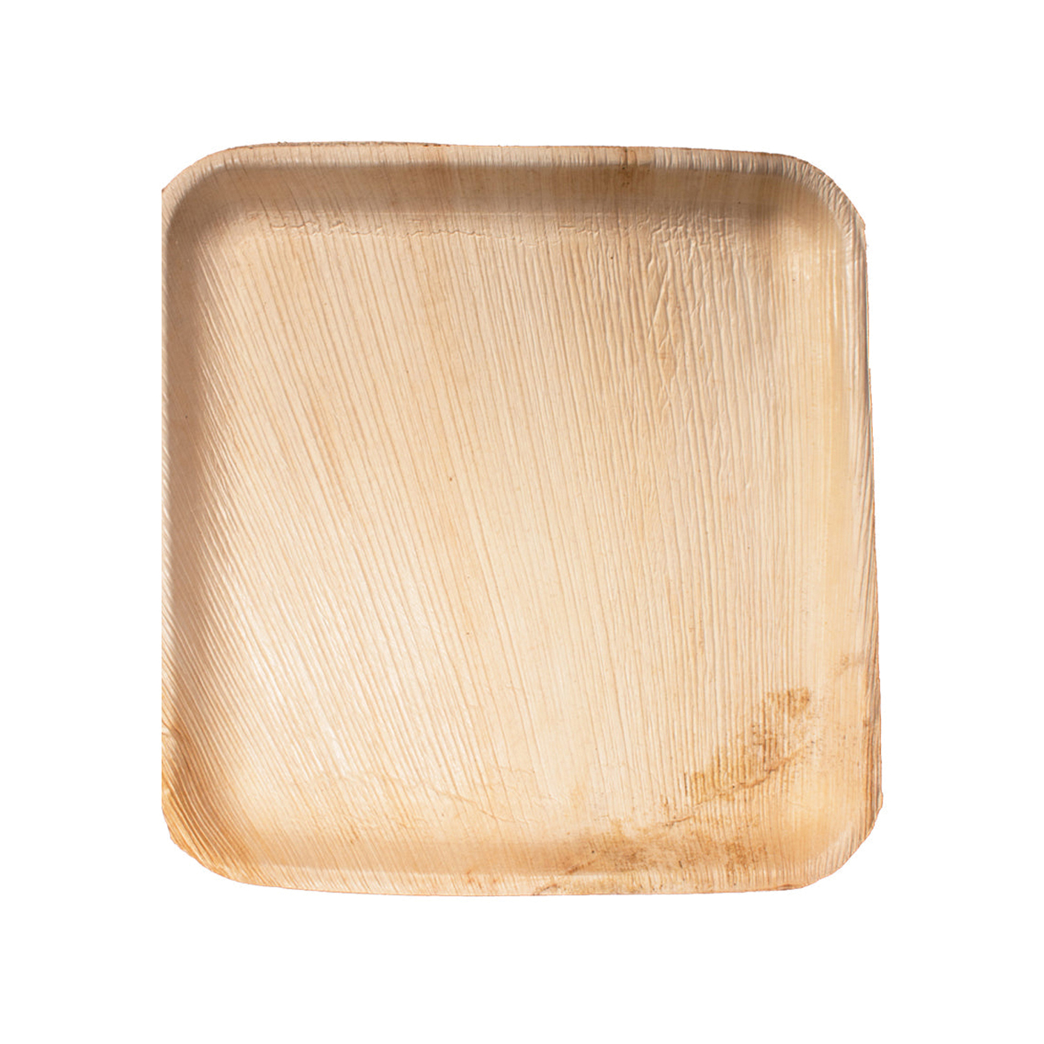 01-00-16B 7" Palm Leaf Square Plate 300/CS