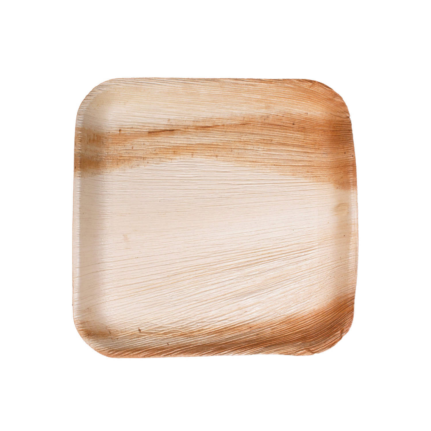 01-20-20B 8" Palm Leaf Square Plate 300/CS