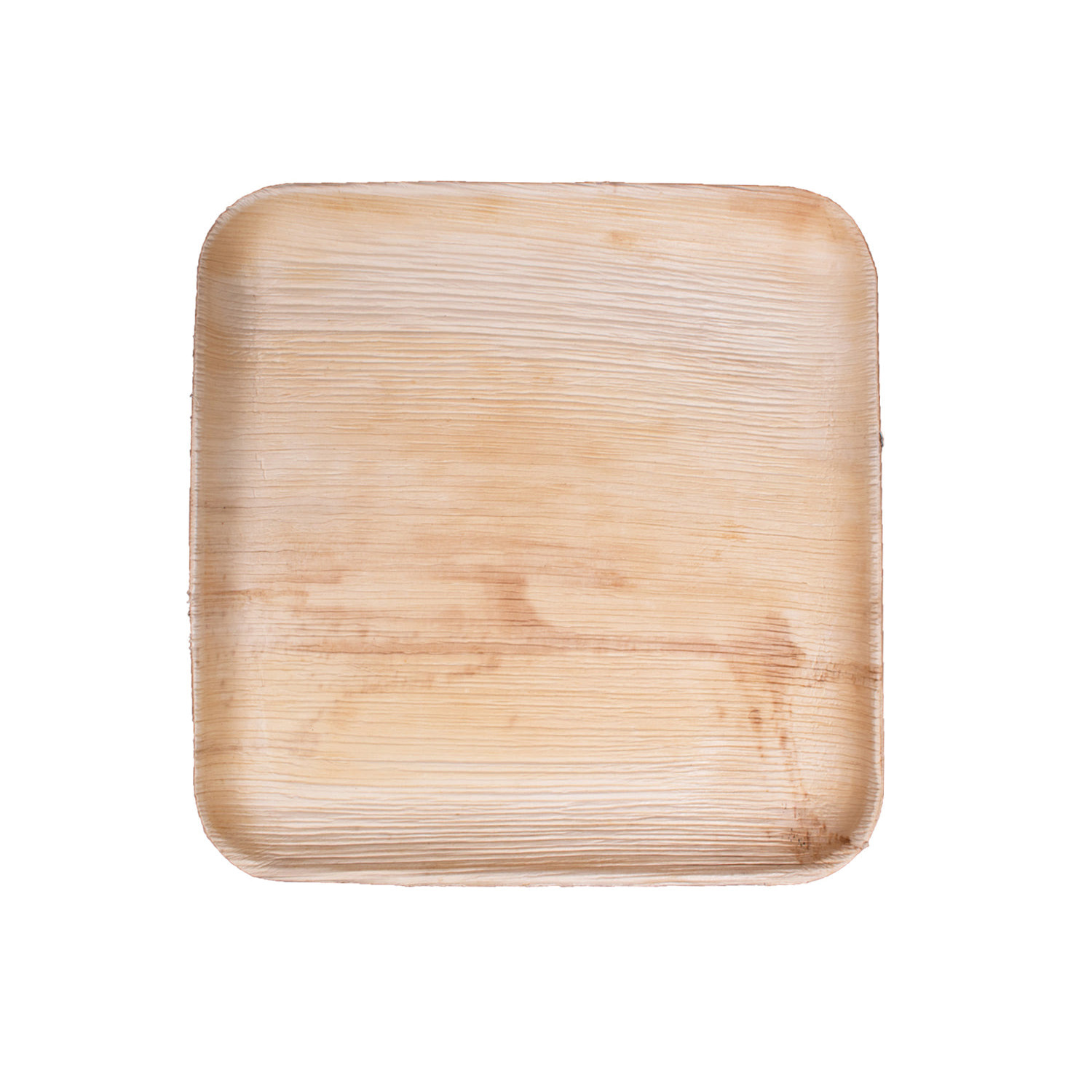 01-20-25B 9" Palm Leaf Square Plate 300/CS