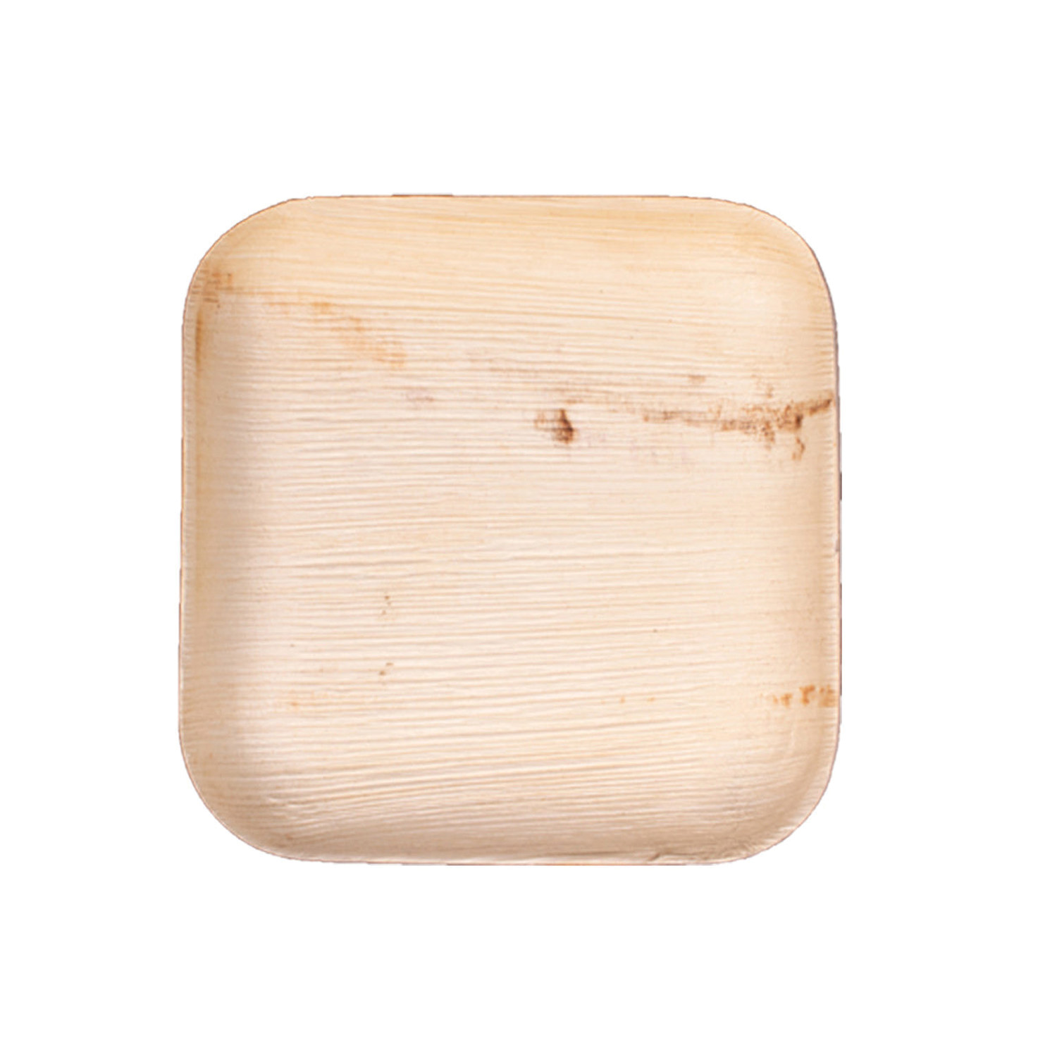 01-22-15B 6" Palm Leaf Square Plate 300/CS