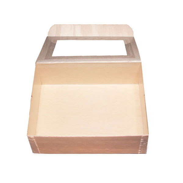 WB-CB-8X1 WINDOW LUNCH BOX BAMBOO 50/CS