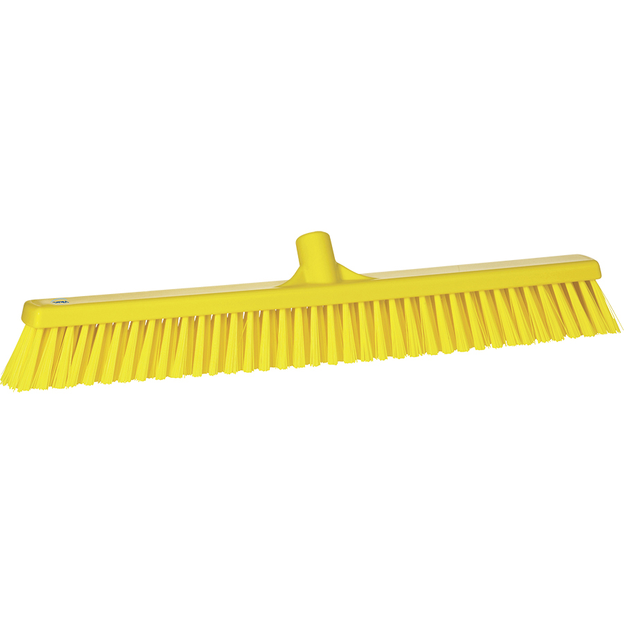 31946 24" PUSH BROOM YLWPOLY PRO EA