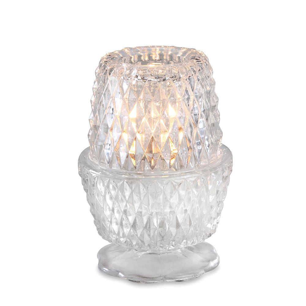 85370 CANDLE LAMP GLOBE CLEAR 3"HX3-1/4"DIA 6/CS