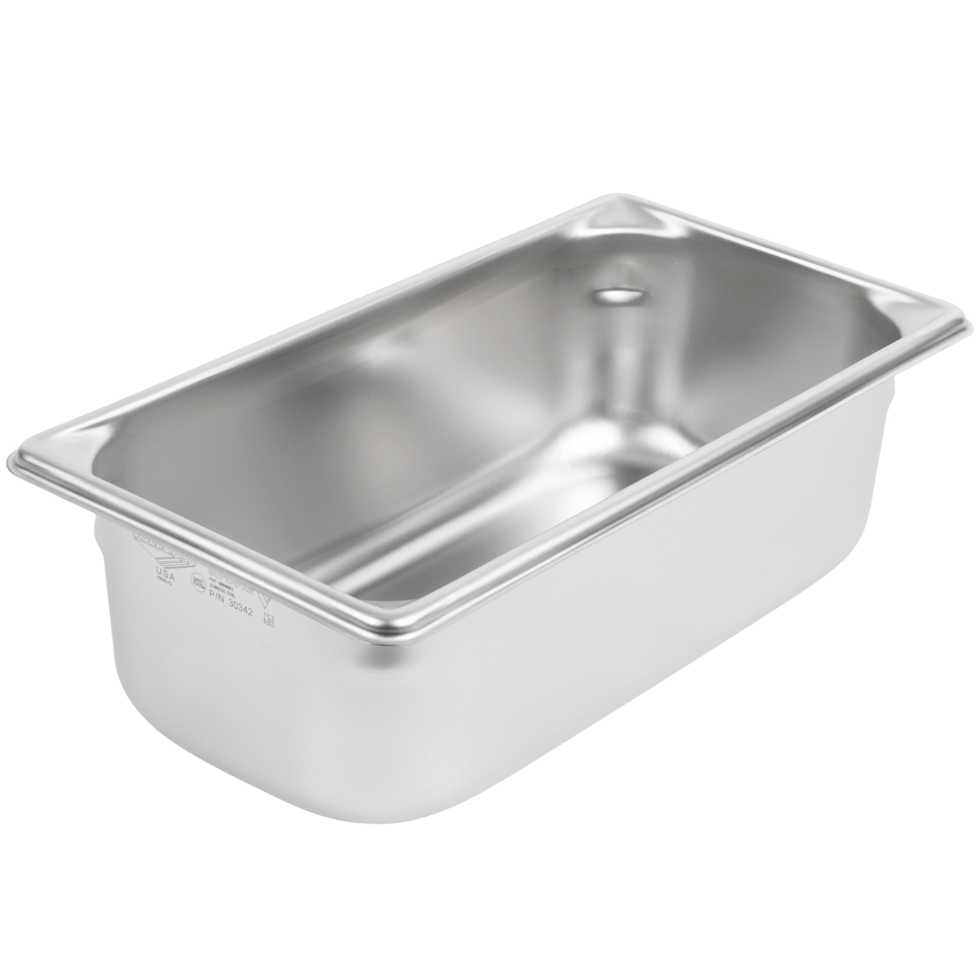 STEAM PAN 1/3X4 SS SUPER PAN 300 SERIES - EA