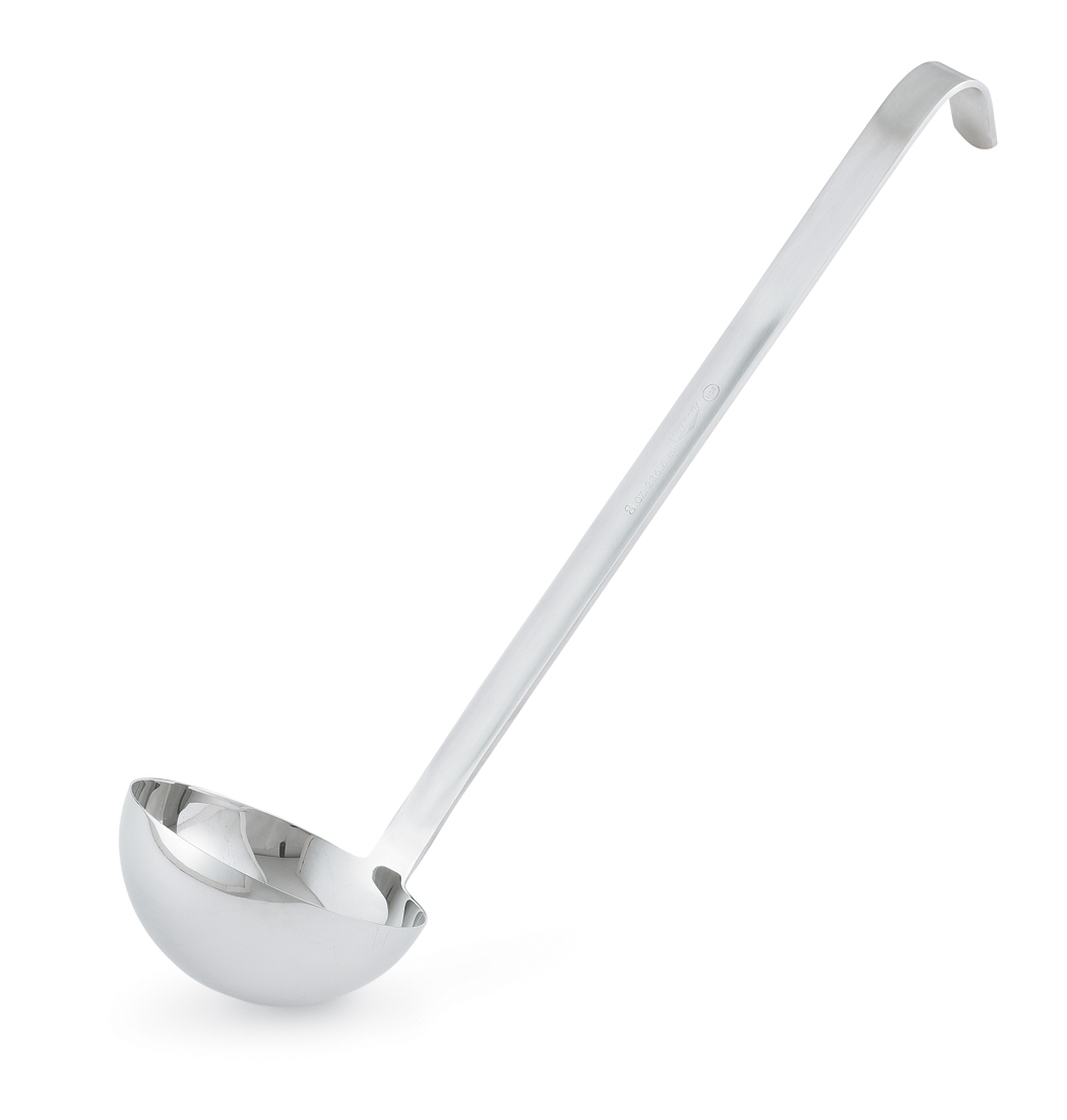 4980810 LADLE 8OZ 1-PC S/S EA