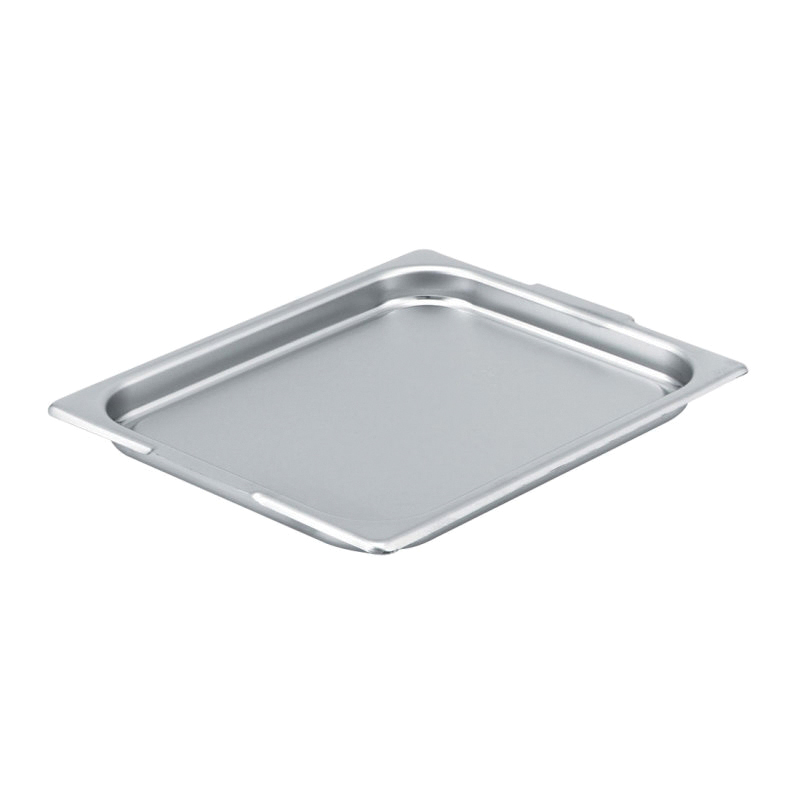STEAM TABLE PAN COVER SS HALF SIZE FLAT SOLID - EA