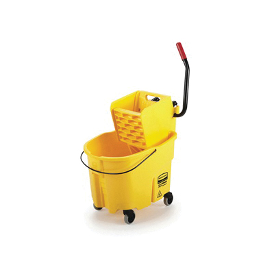 7580-88YLW BUCKET WRINGR COMBO35QT SIDE PRESS,YELLOW