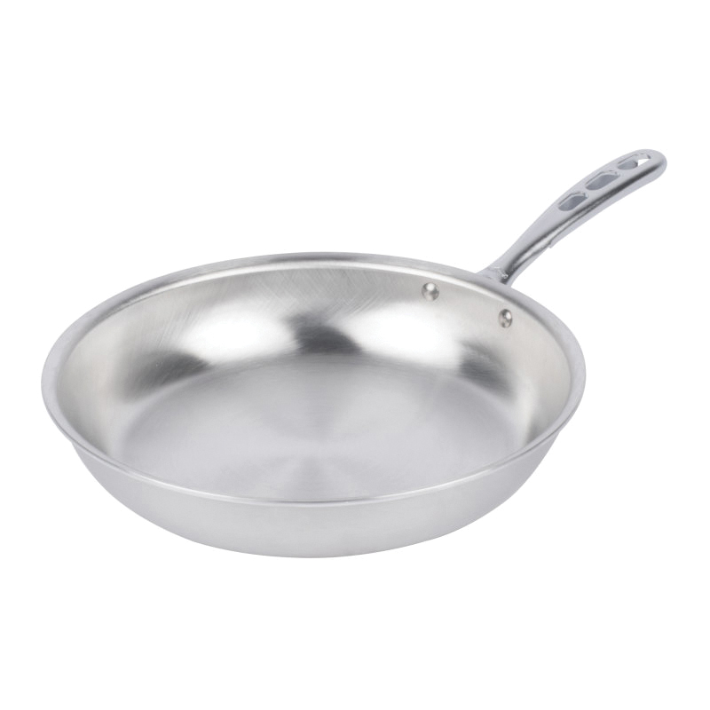 671112 FRY PAN 12" ALUMINUM NATURAL FINISH - EA