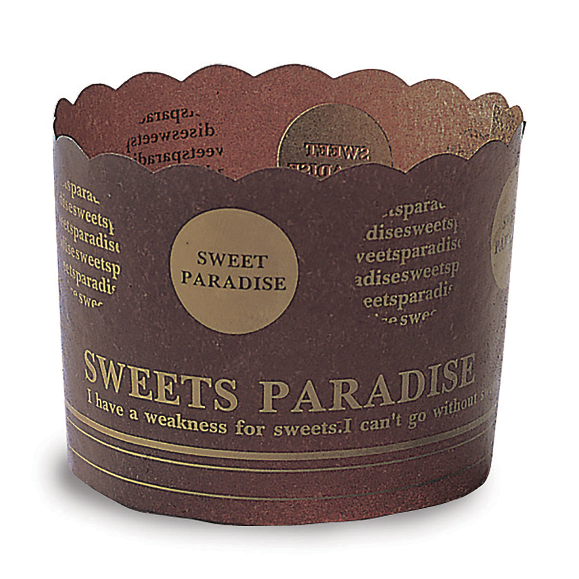 2.3X2" RUSTIC BAKING CUP 1M/CSWEETS PARADISE