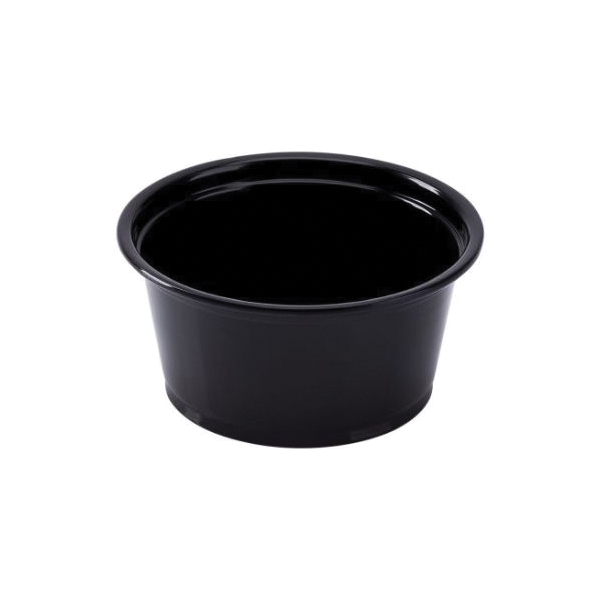 2oz Souffle cup Black 2500/Case