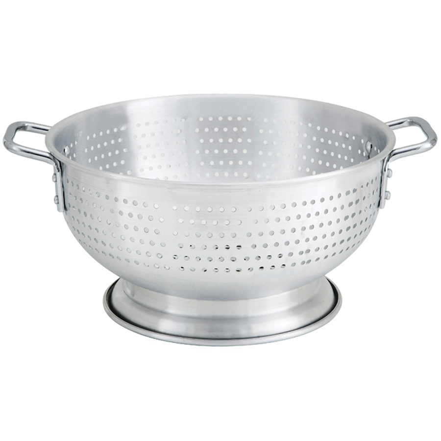 ALO-11BH COLANDER 11QT ALUMWITH HANDLES - EA -